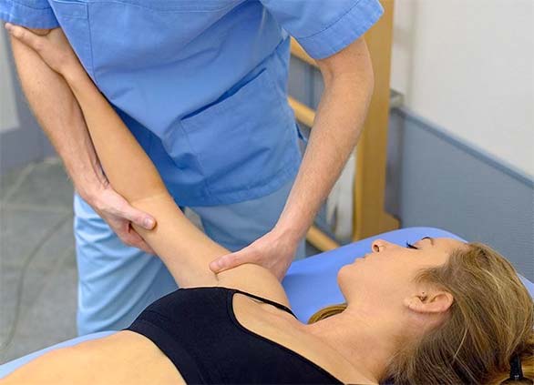 Trattamento fisioterapia spalla